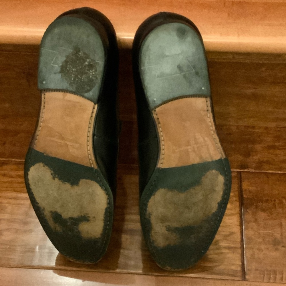Salvatore Ferragamo Black Leather Slip-On Loafers - Picture 4 of 5